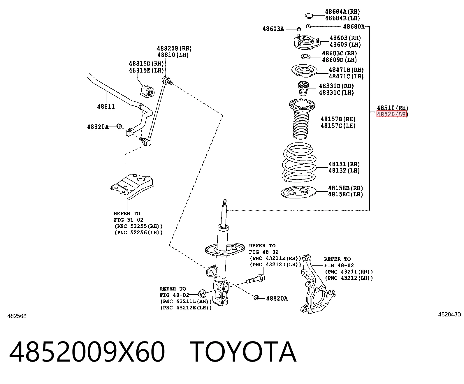 4852009X60 Toyota