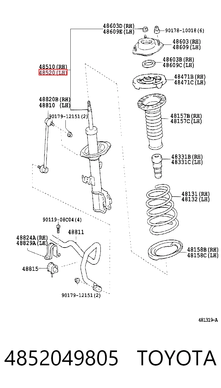 4852049805 Toyota