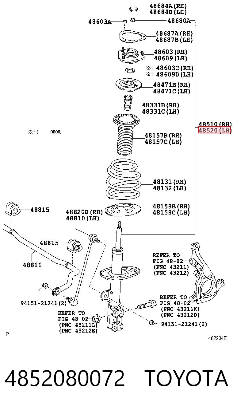 4852080072 Toyota