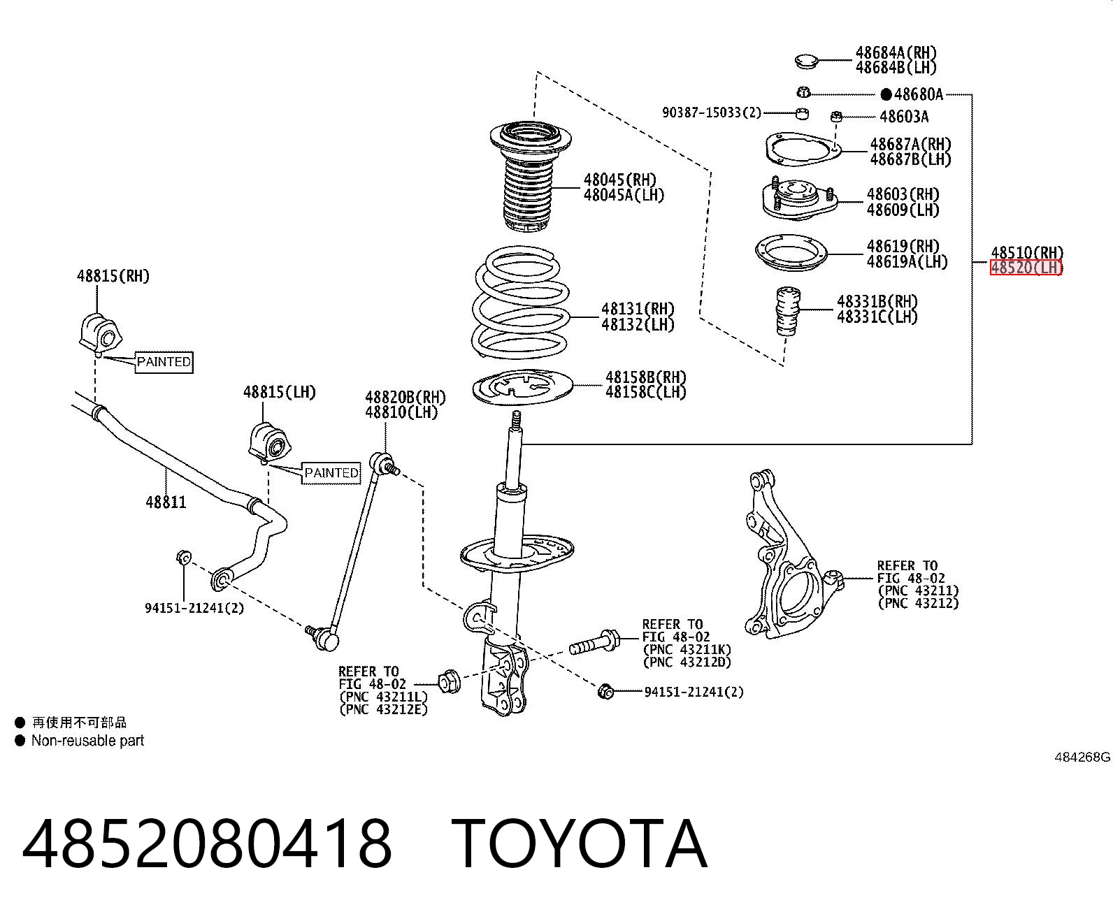 4852080418 Toyota