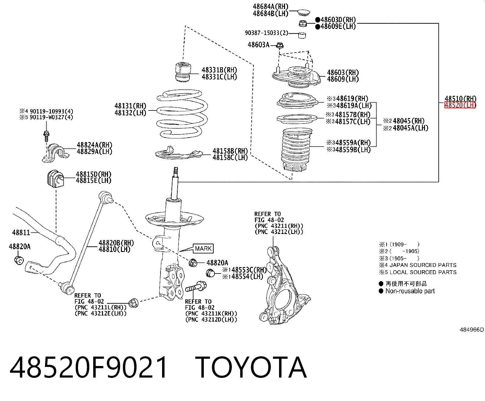 48520F9021 Toyota