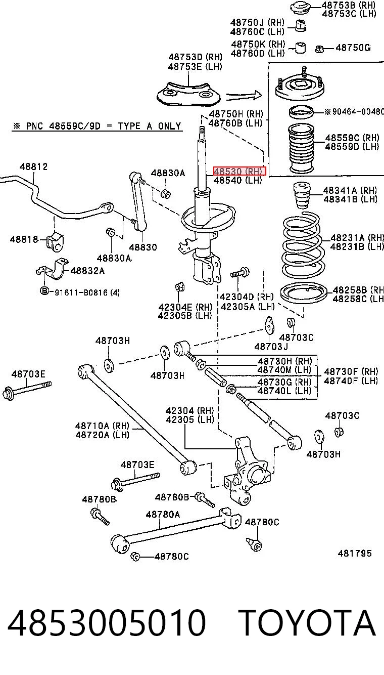 4853005010 Toyota