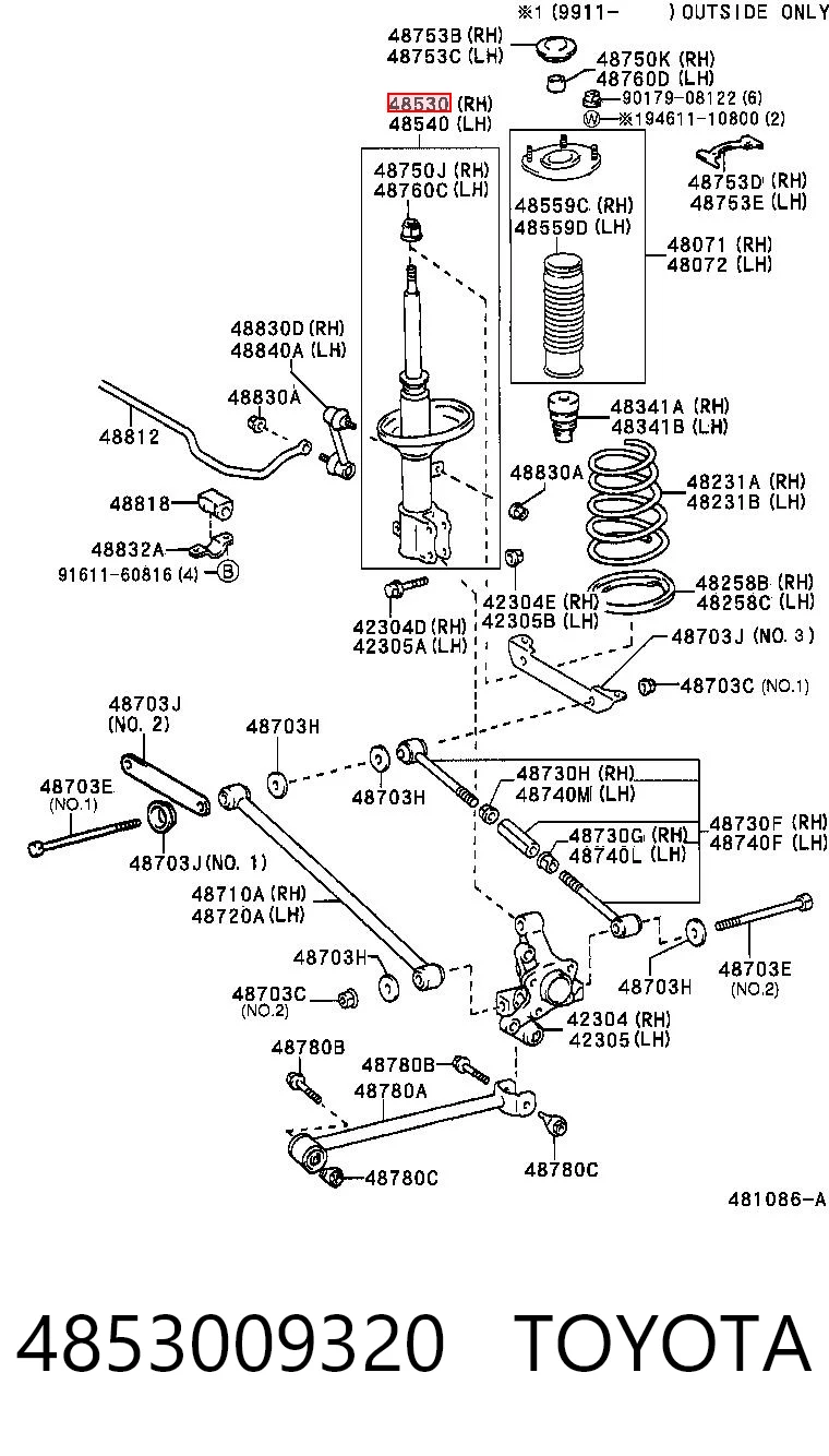 4853009320 Toyota