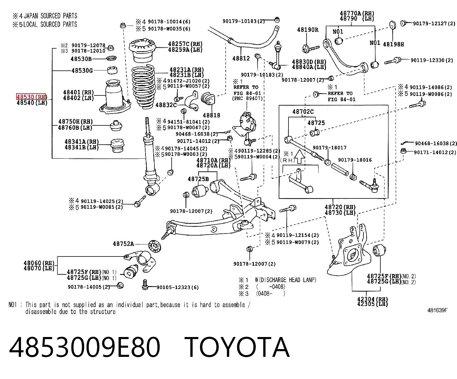 4853009E80 Toyota
