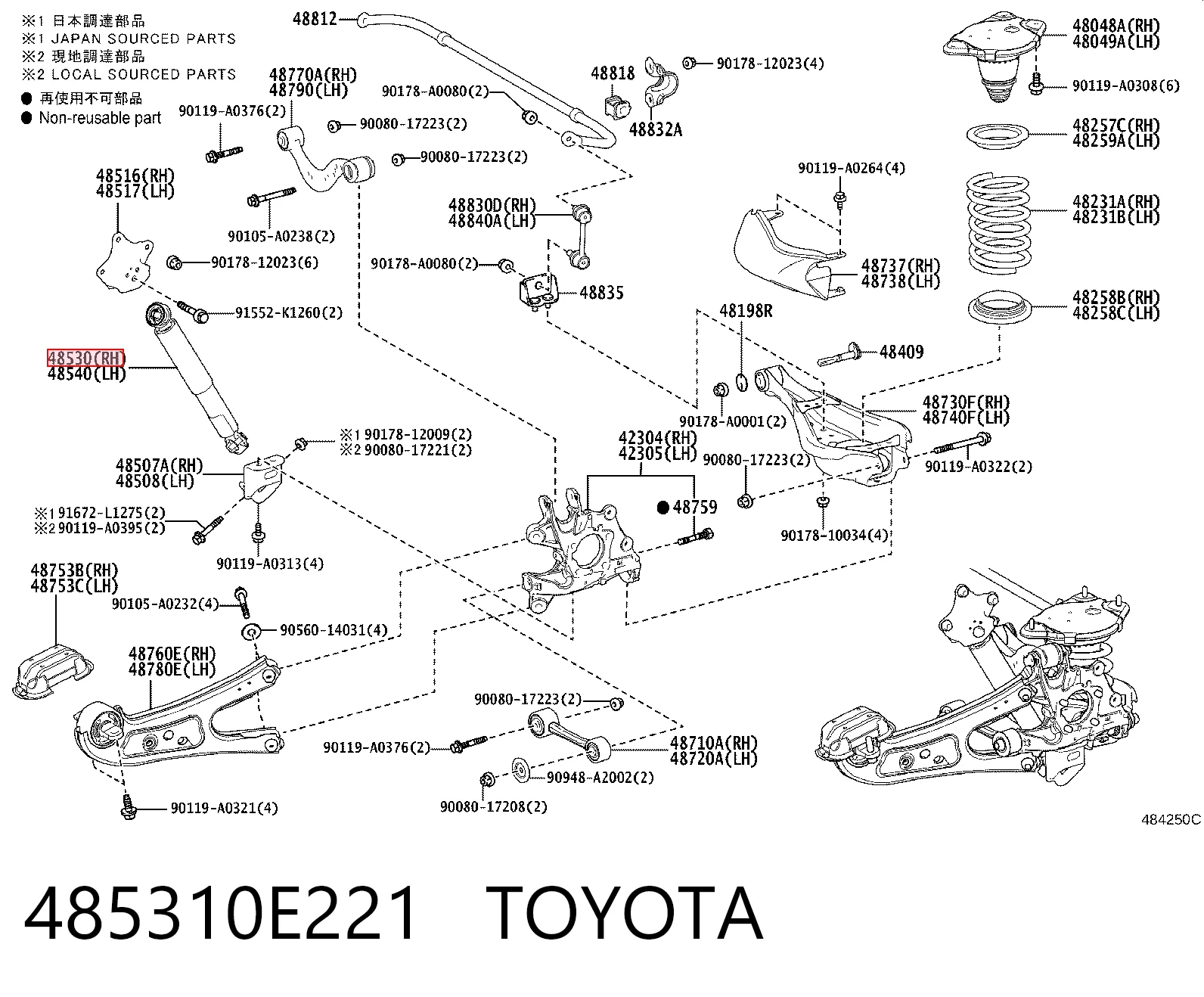 485310E221 Toyota