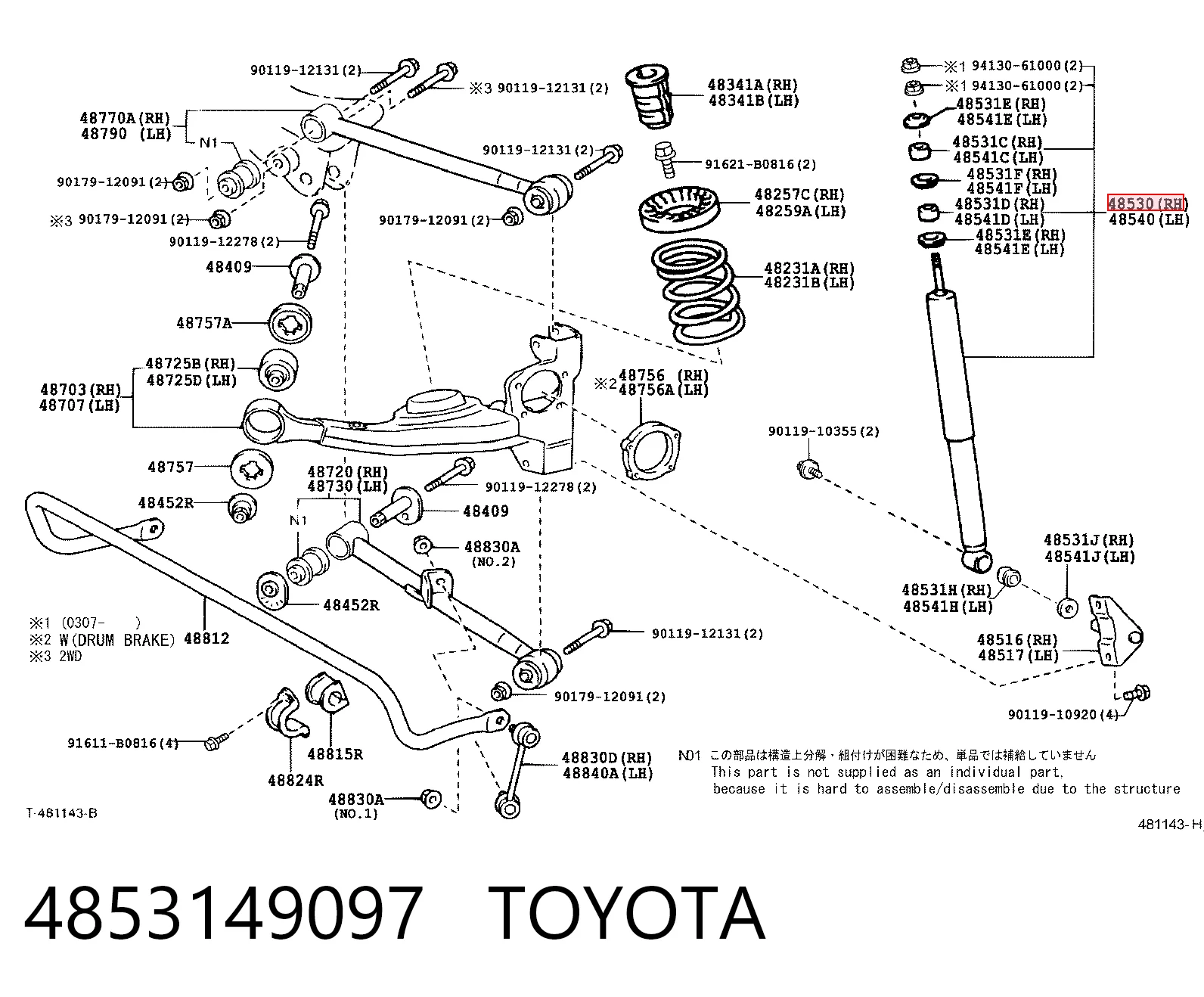 Comprar Amortiguadores traseros RAV4 I SXA 10