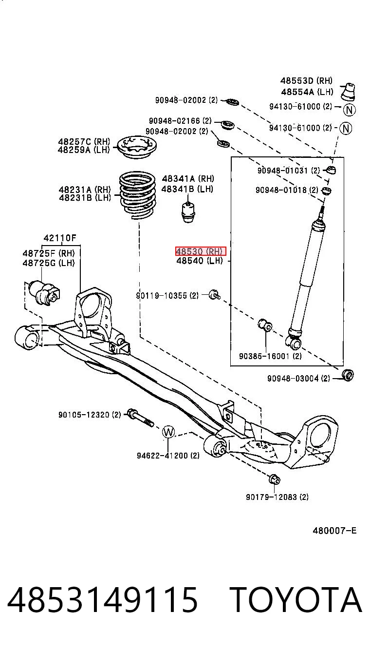 4853149115 Toyota