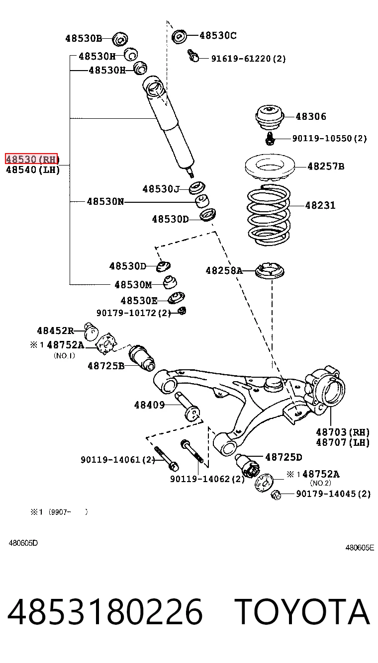 4853180226 Toyota