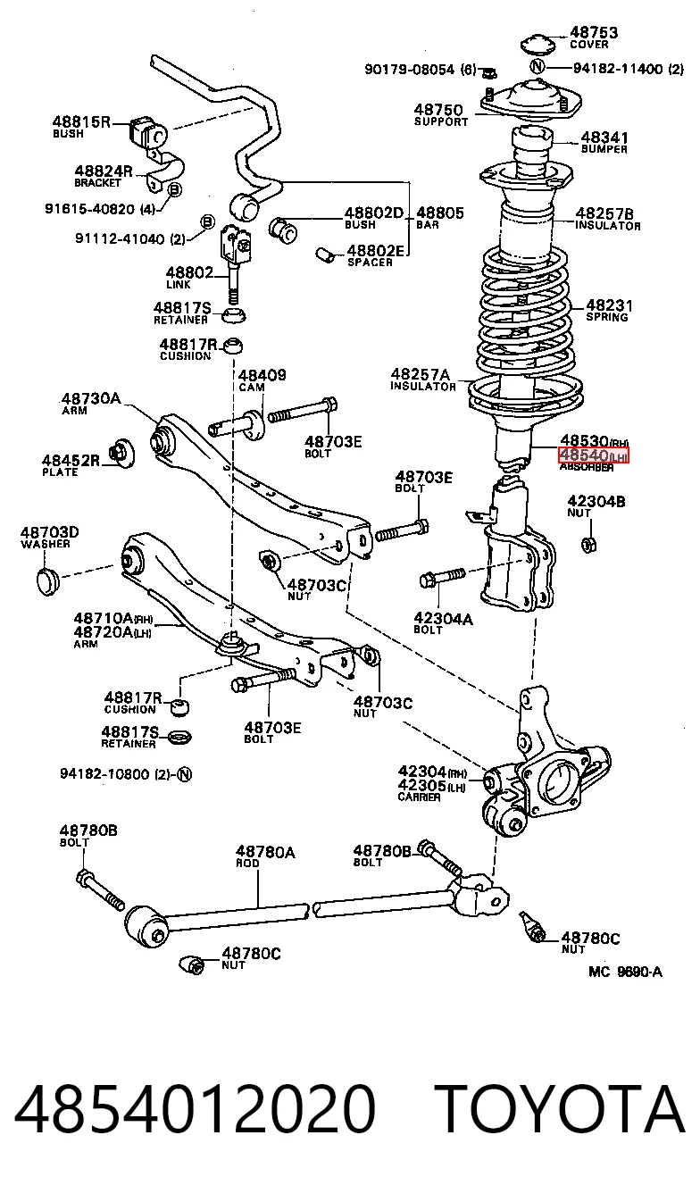 290067 Sachs Amortiguador trasero izquierdo