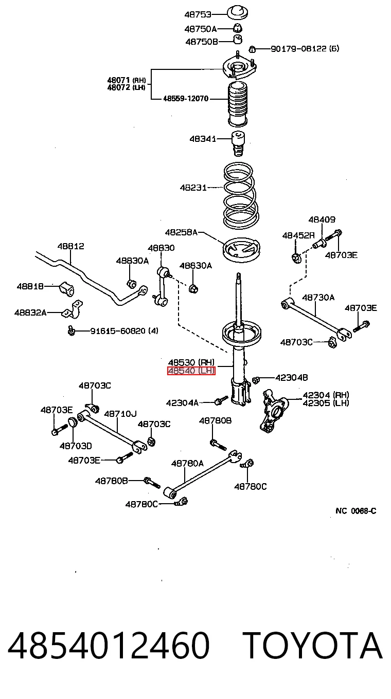 4854012460 Toyota