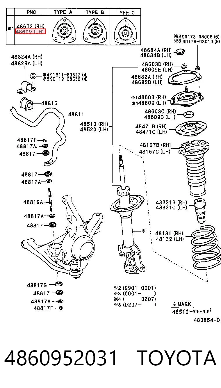 4860952031 Toyota