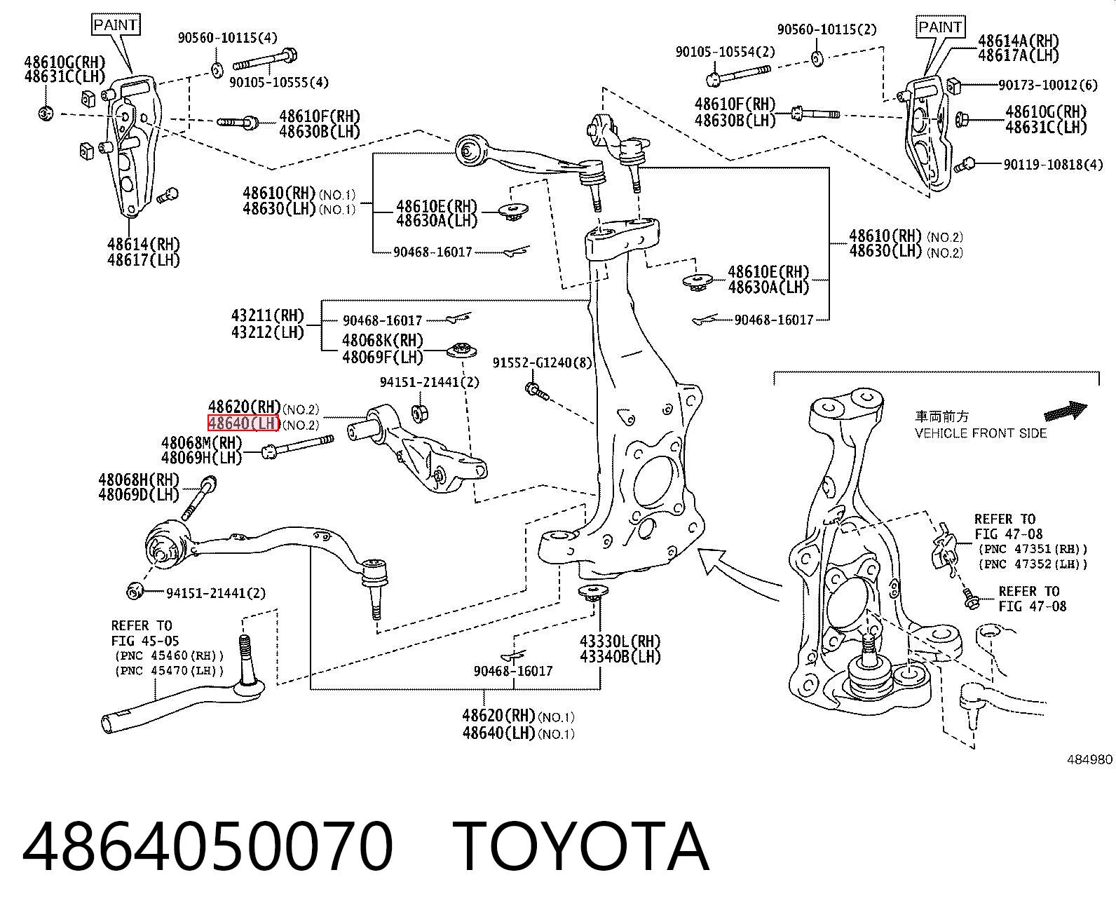 4864050070 Toyota