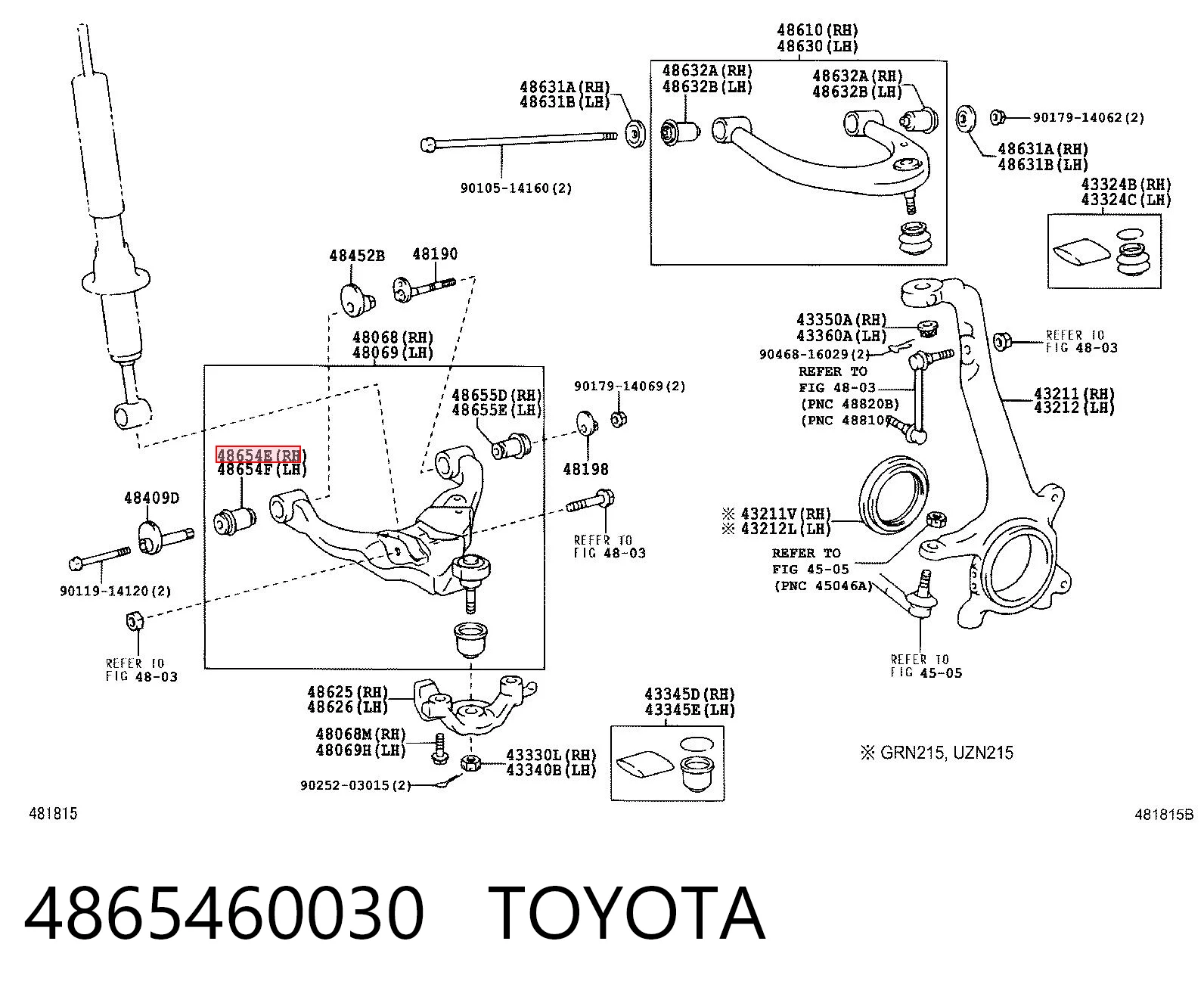 4865460030 Toyota