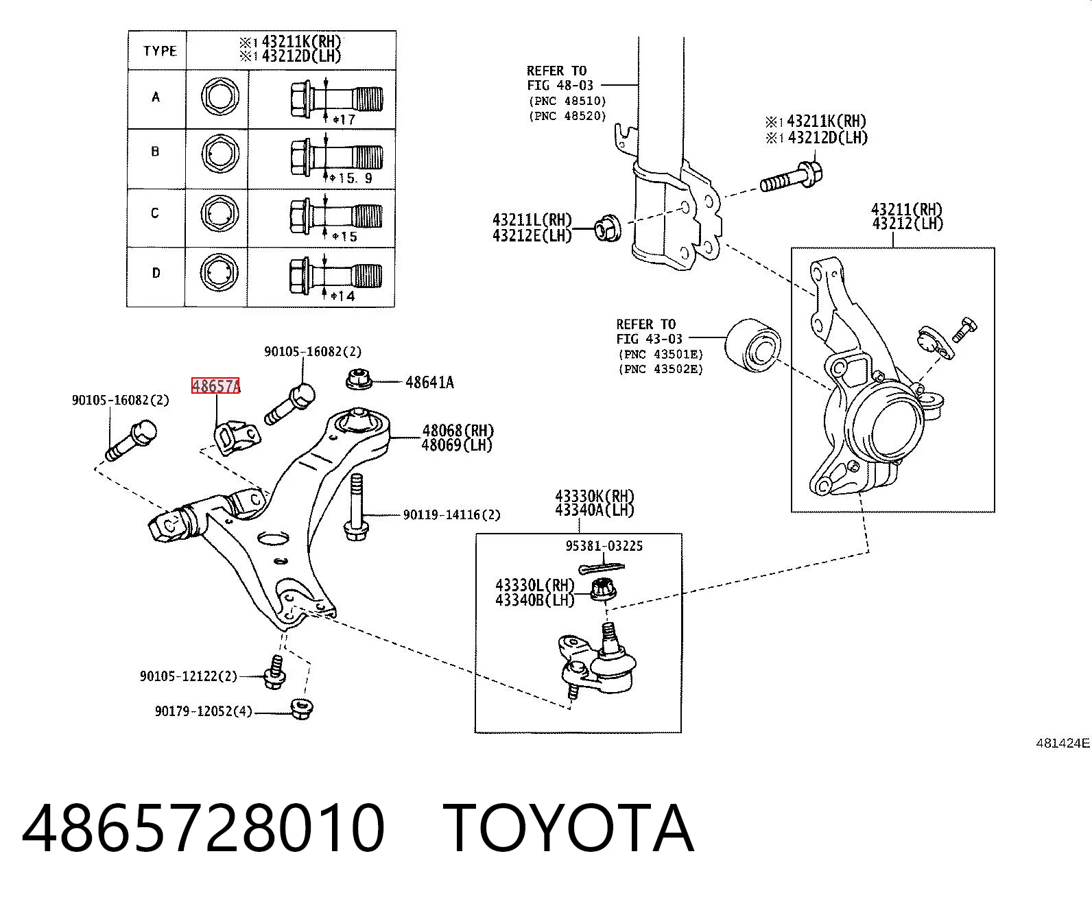 4865728010 Toyota