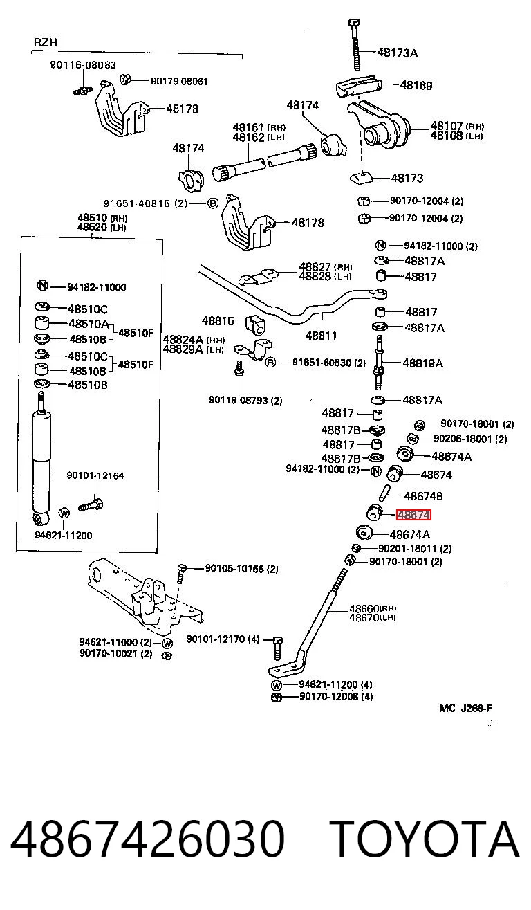 4867426030 Toyota