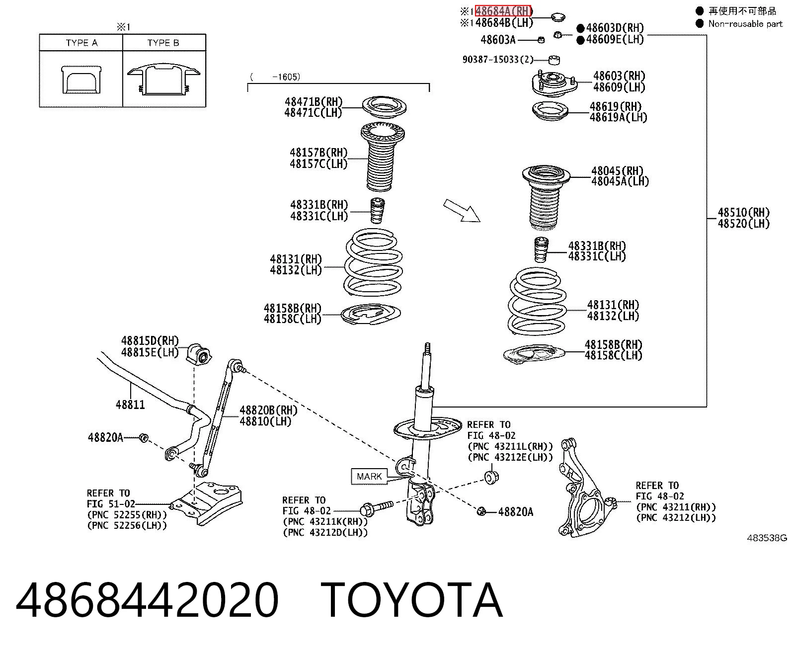 4868442020 Toyota