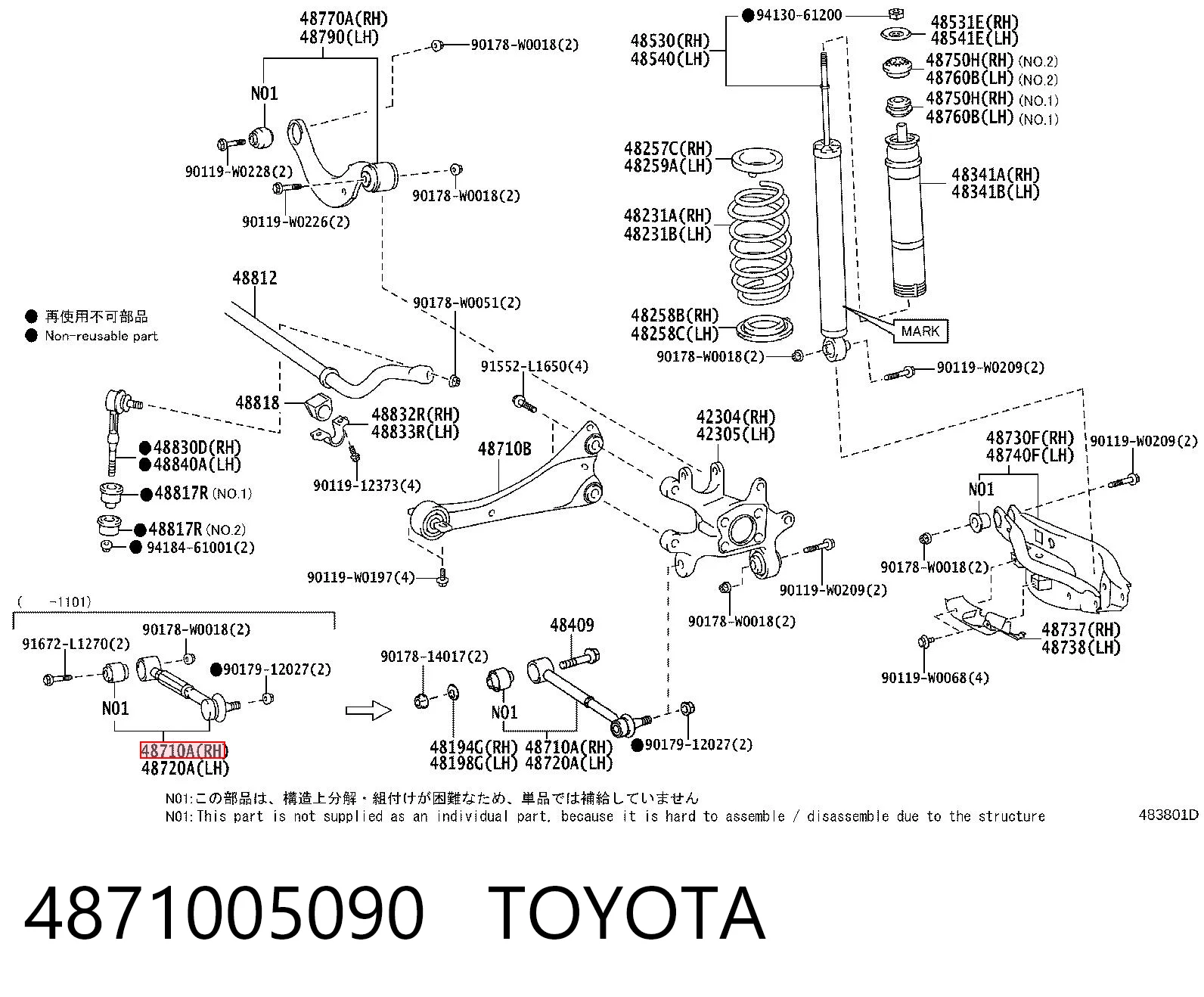 4871005090 Toyota