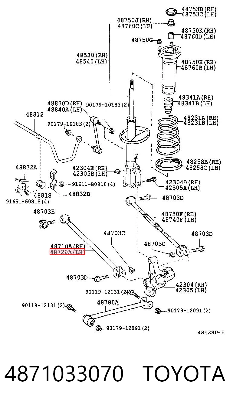 4871033070 Toyota