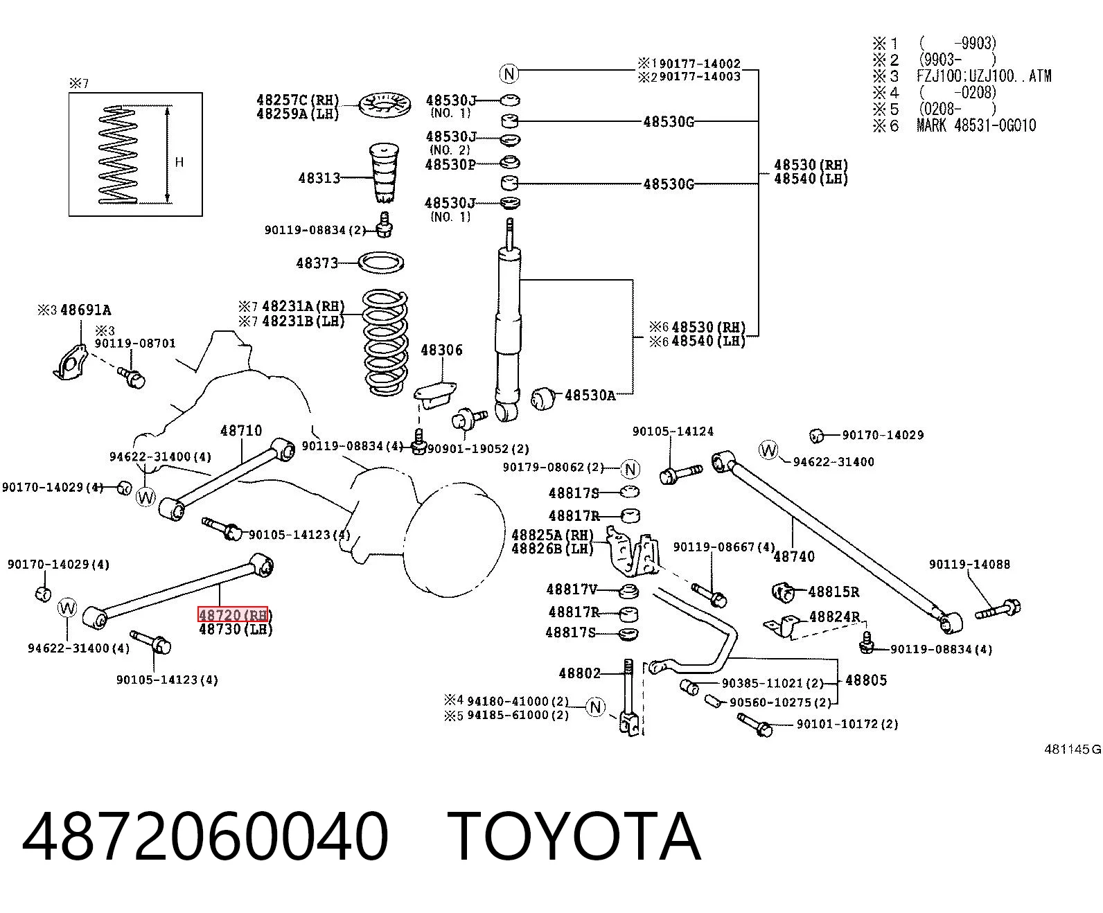 4872060040 Toyota