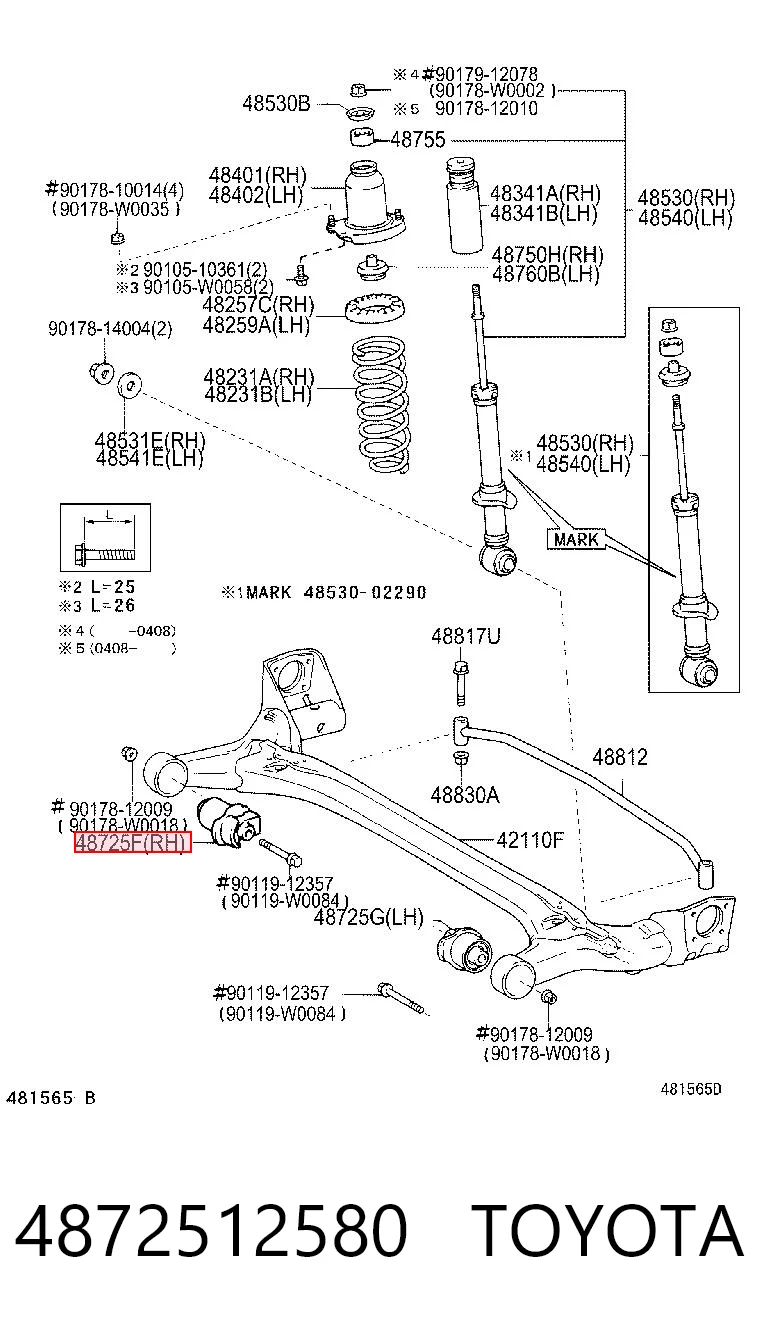 4872512580 Toyota