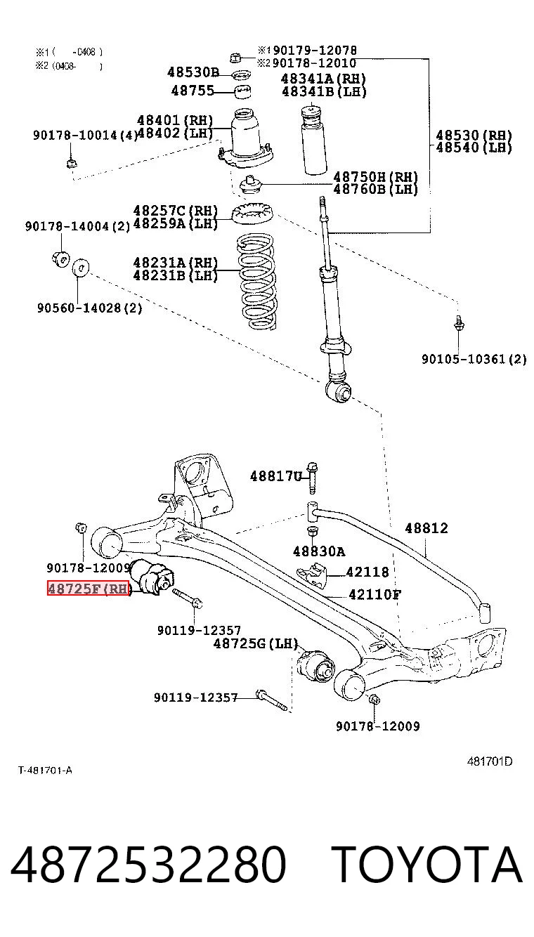 19184265 General Motors Silentblock del puente trasero