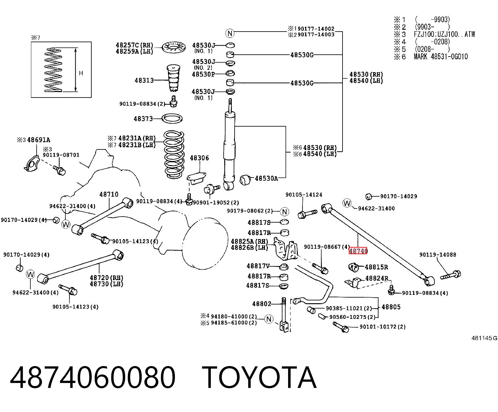 4874060080 Toyota