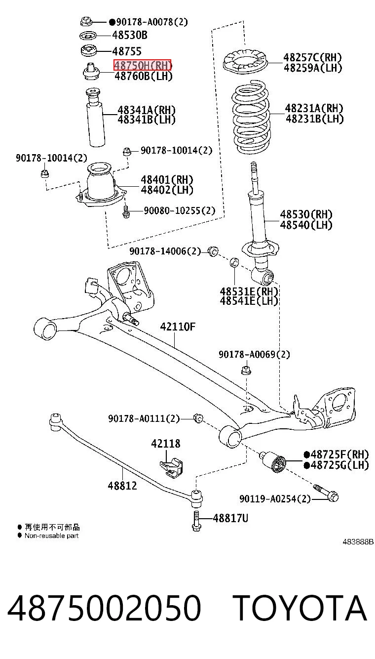4875002050 Toyota