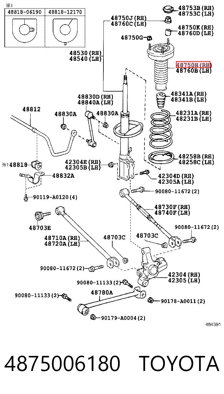 4875006180 Toyota