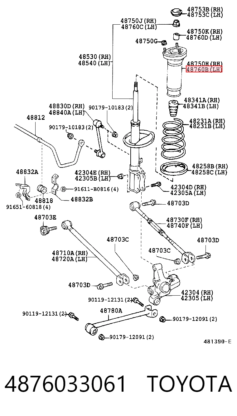 4876033061 Toyota