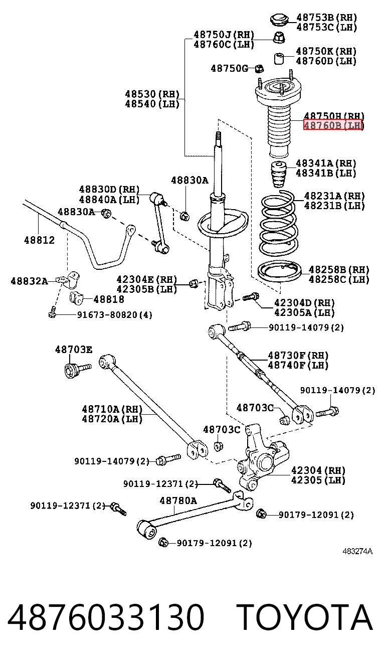 4876033130 Toyota