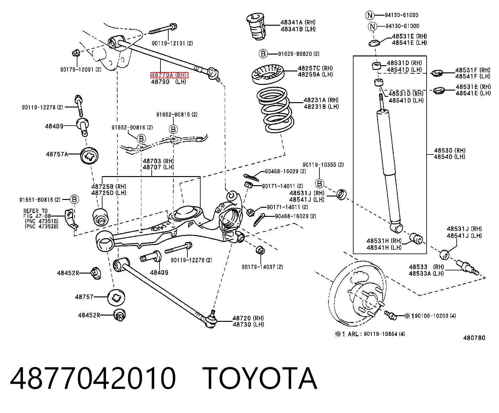 4877042010 Toyota