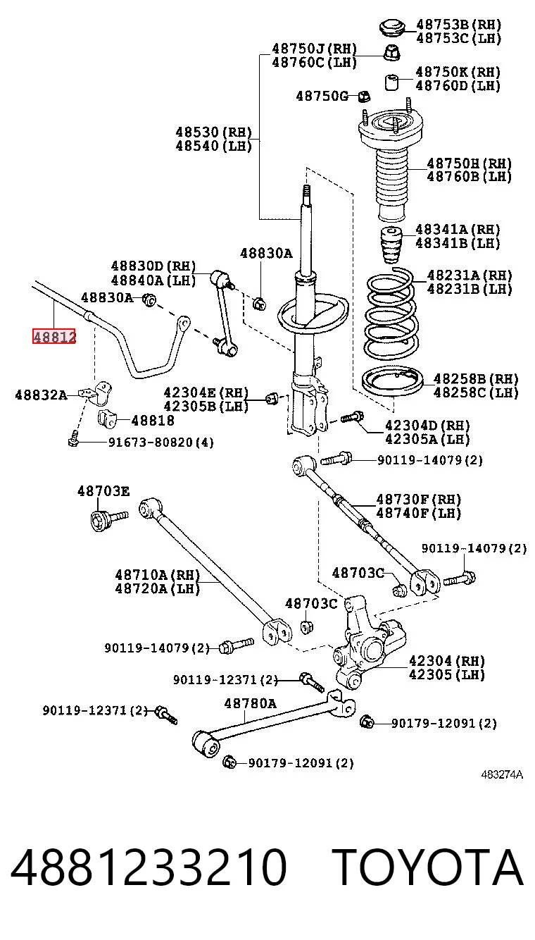 4881233210 Toyota