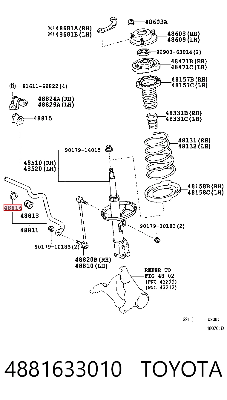 4881633010 Toyota