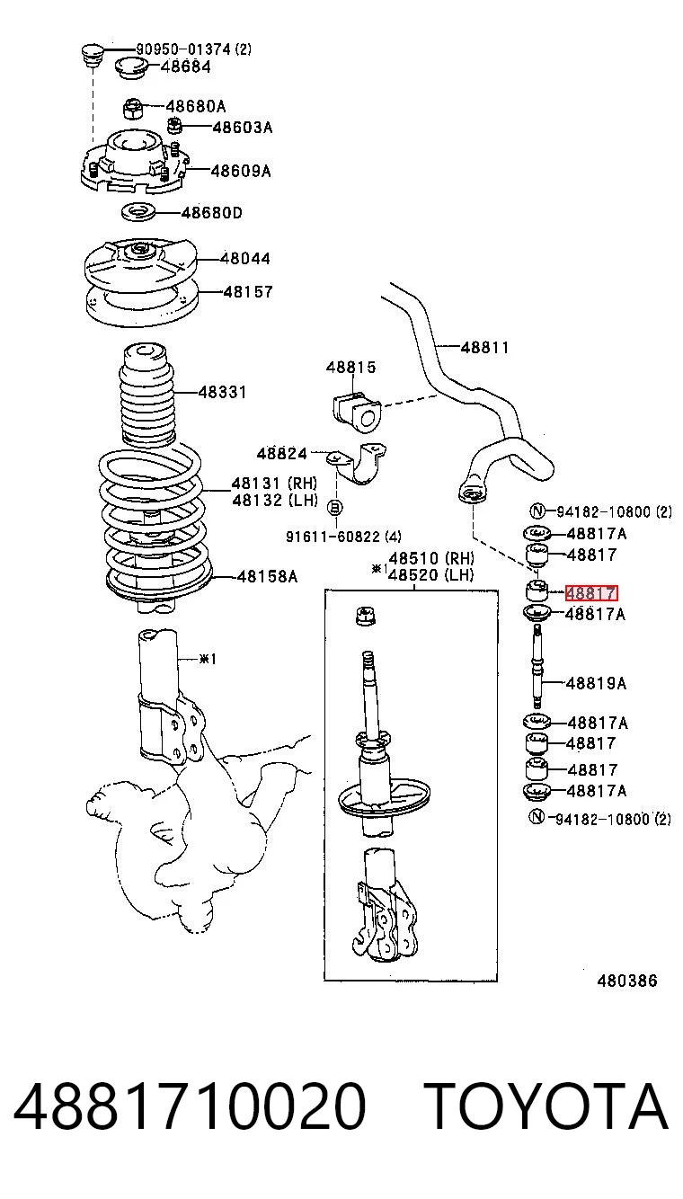 4881710020 Toyota