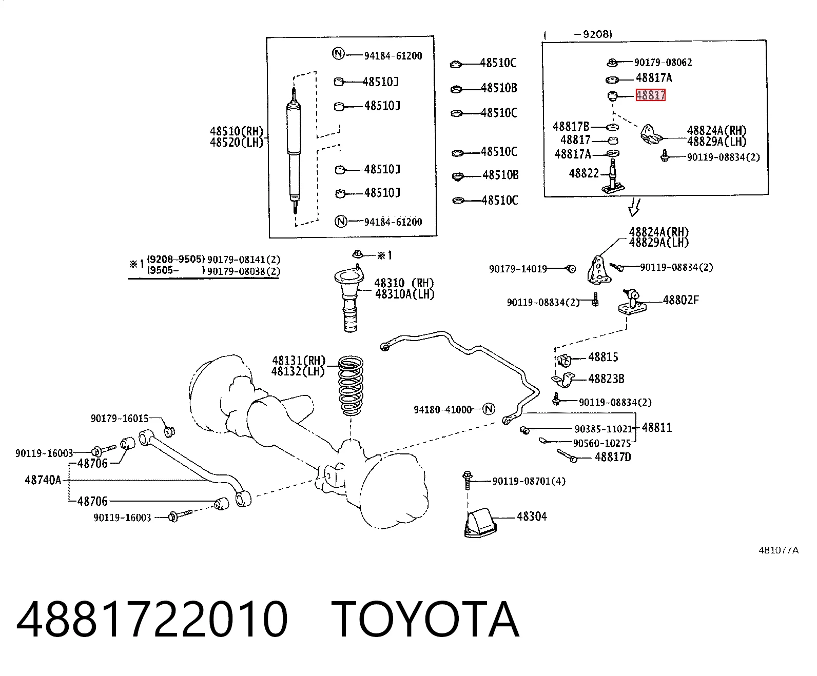 4881722010 Toyota