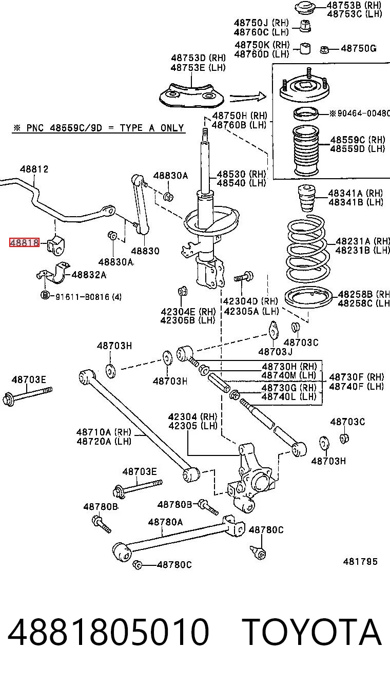 4881805010 Toyota