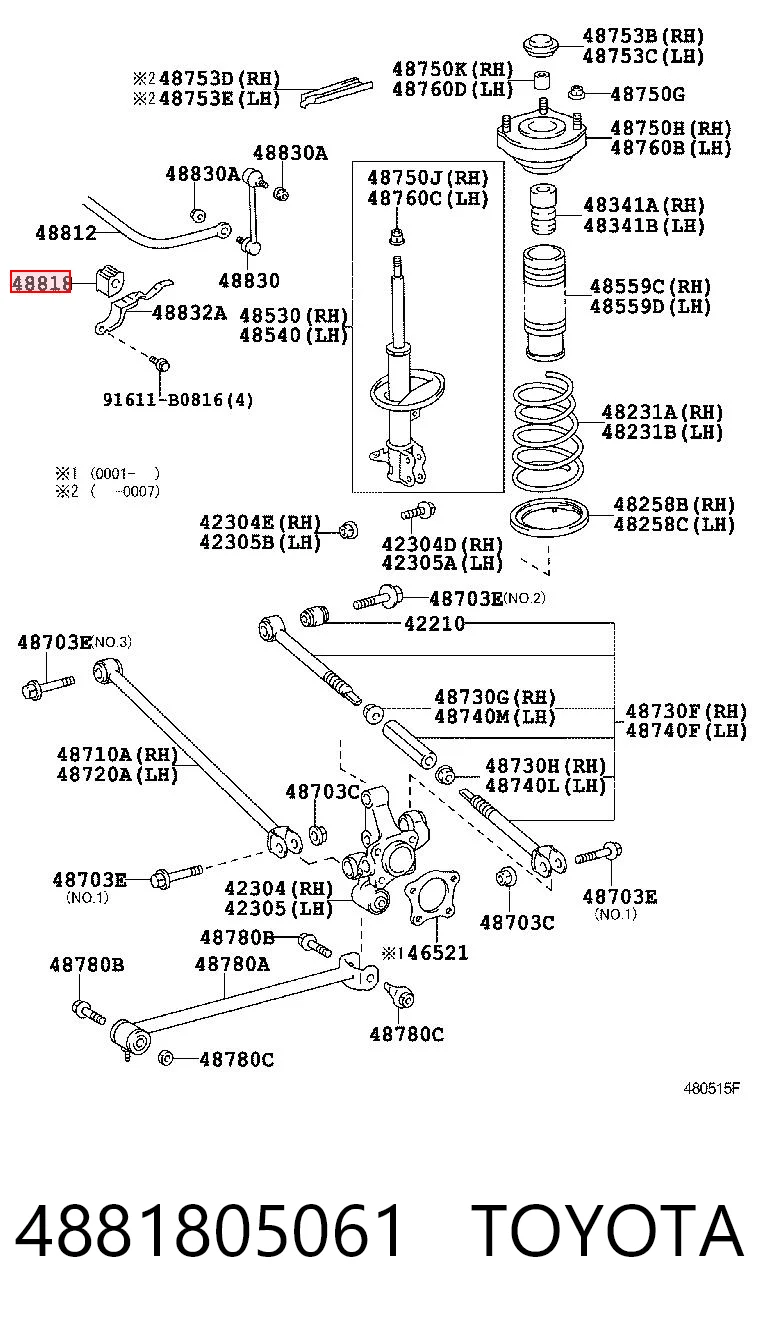 4881805061 Toyota
