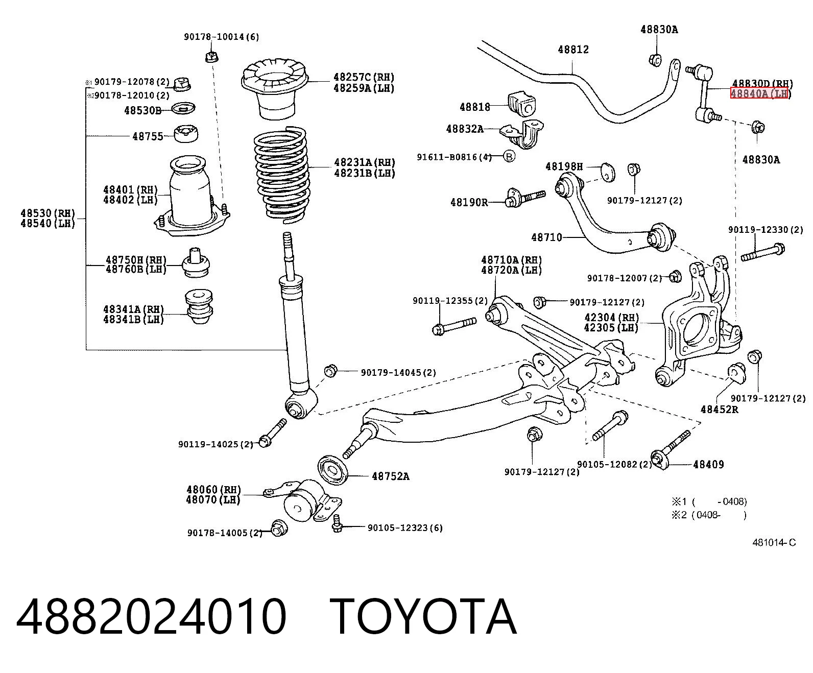 4882024010 Toyota