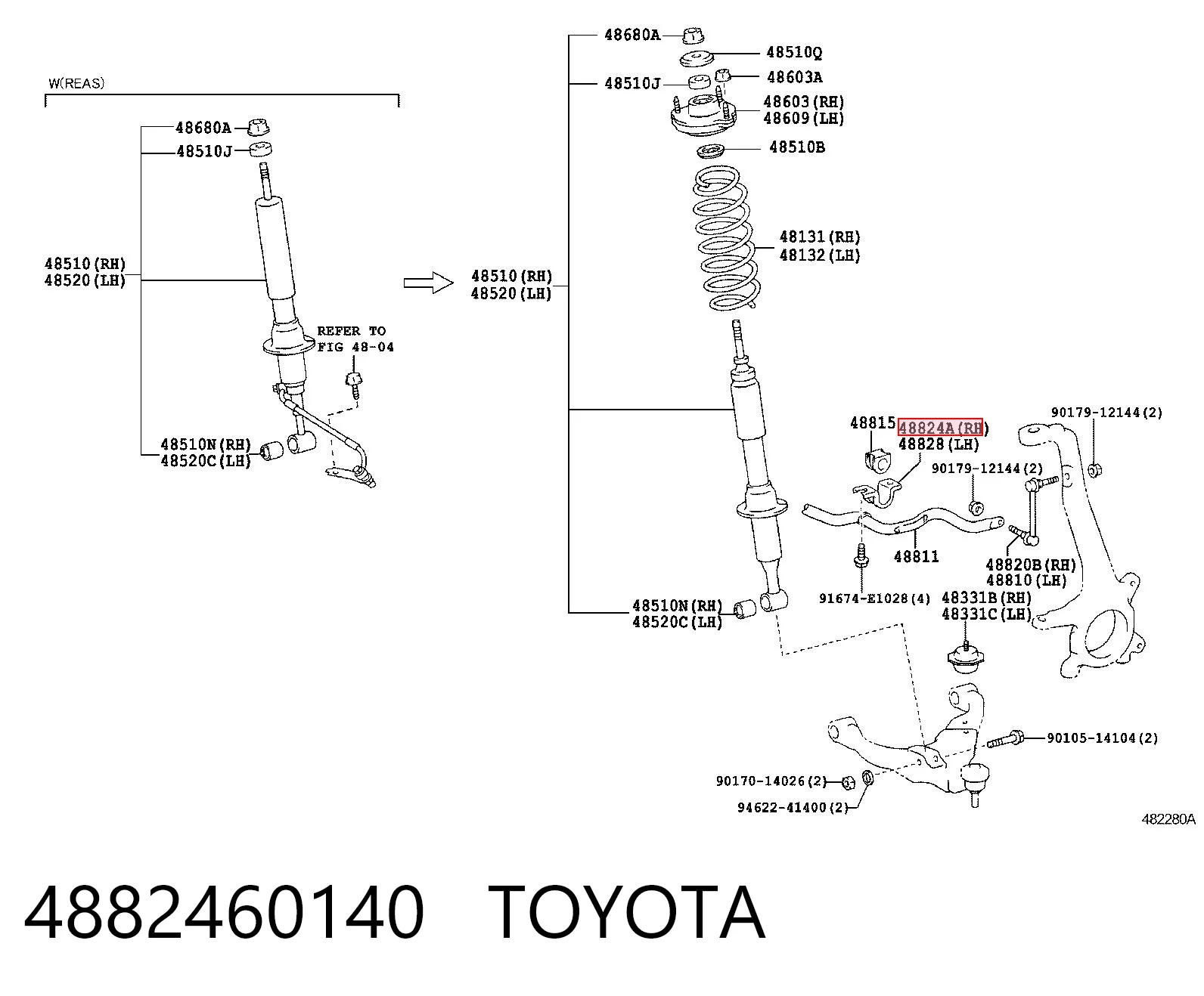 4882460140 Toyota