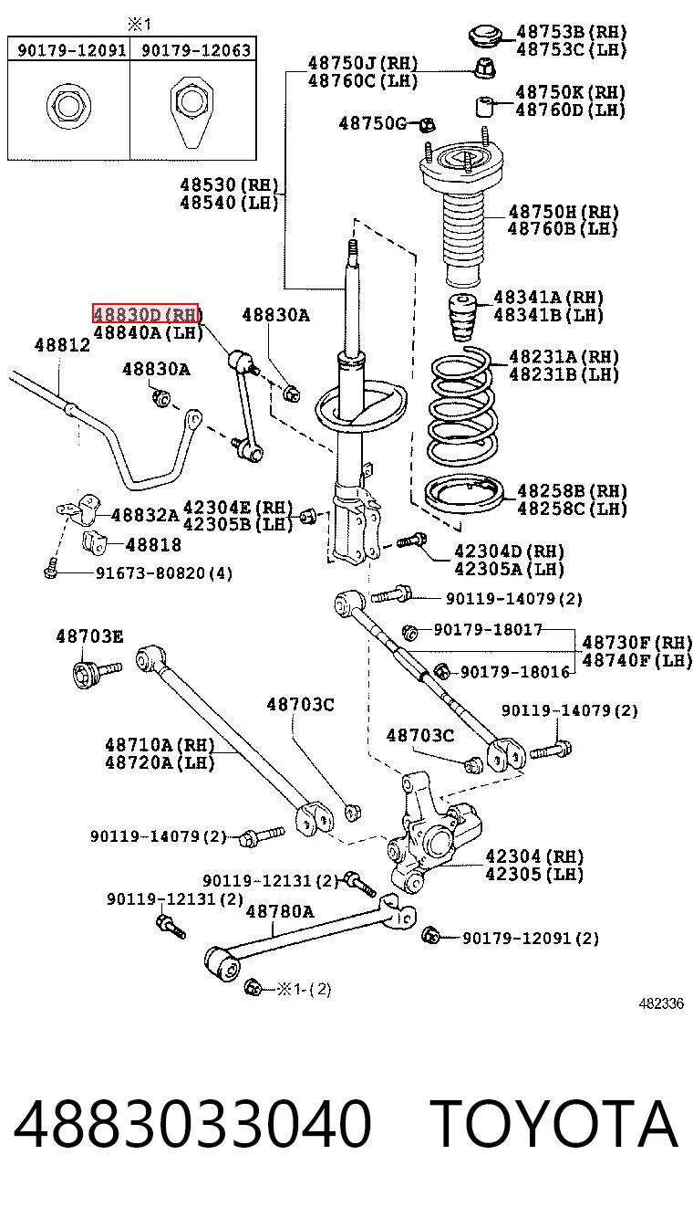4883033040 Toyota
