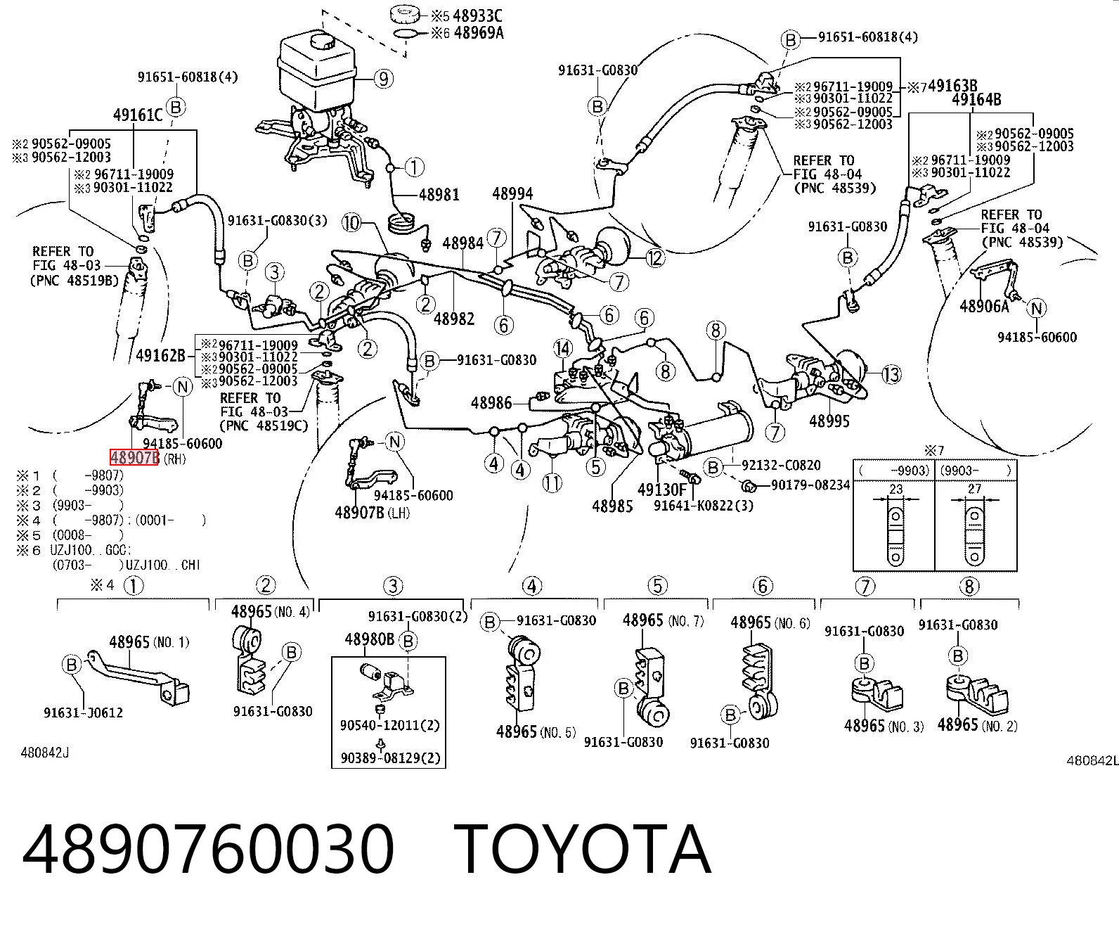 4890760030 Toyota