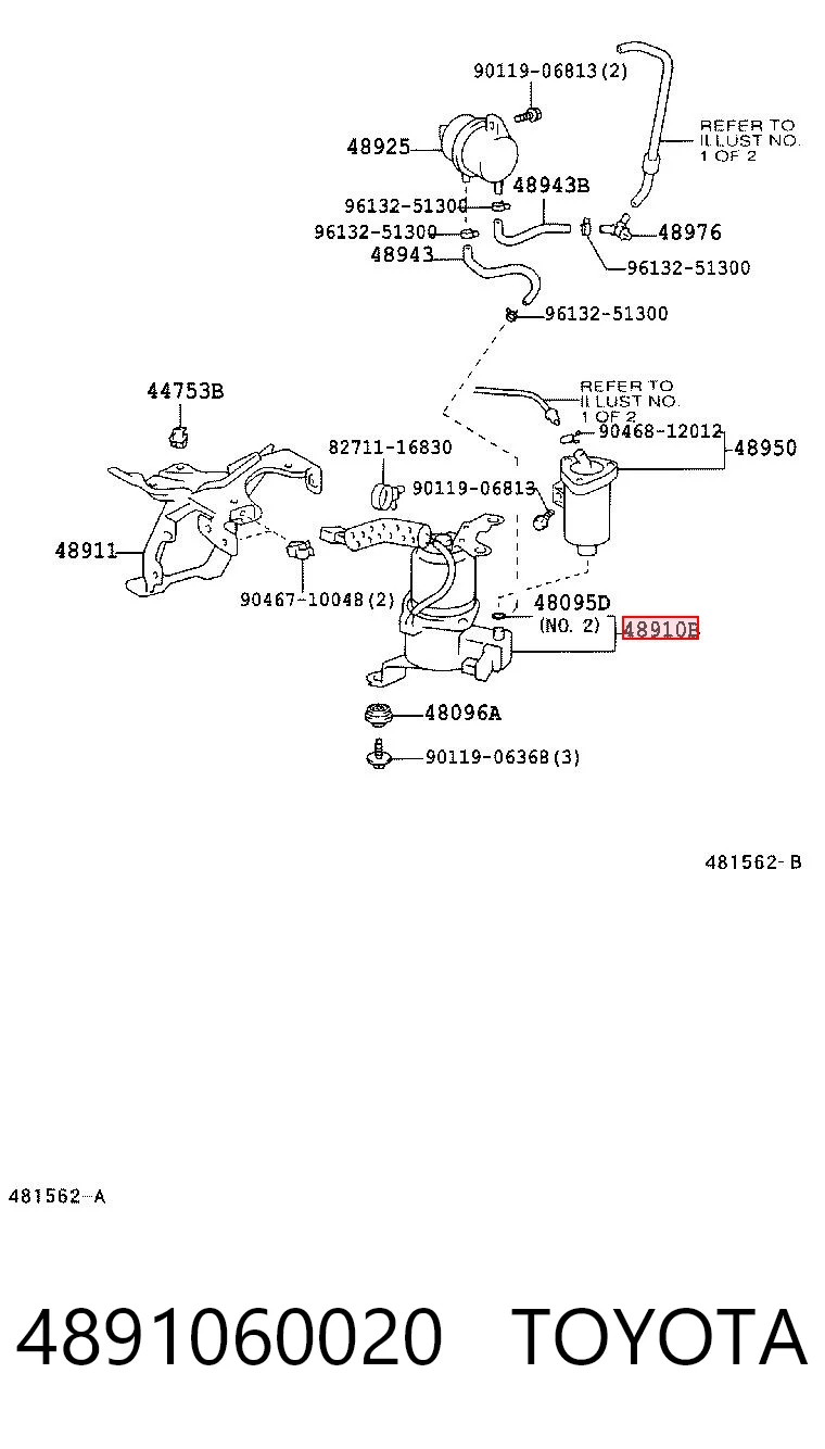 4891060020 Toyota Compresor de suspensión neumática