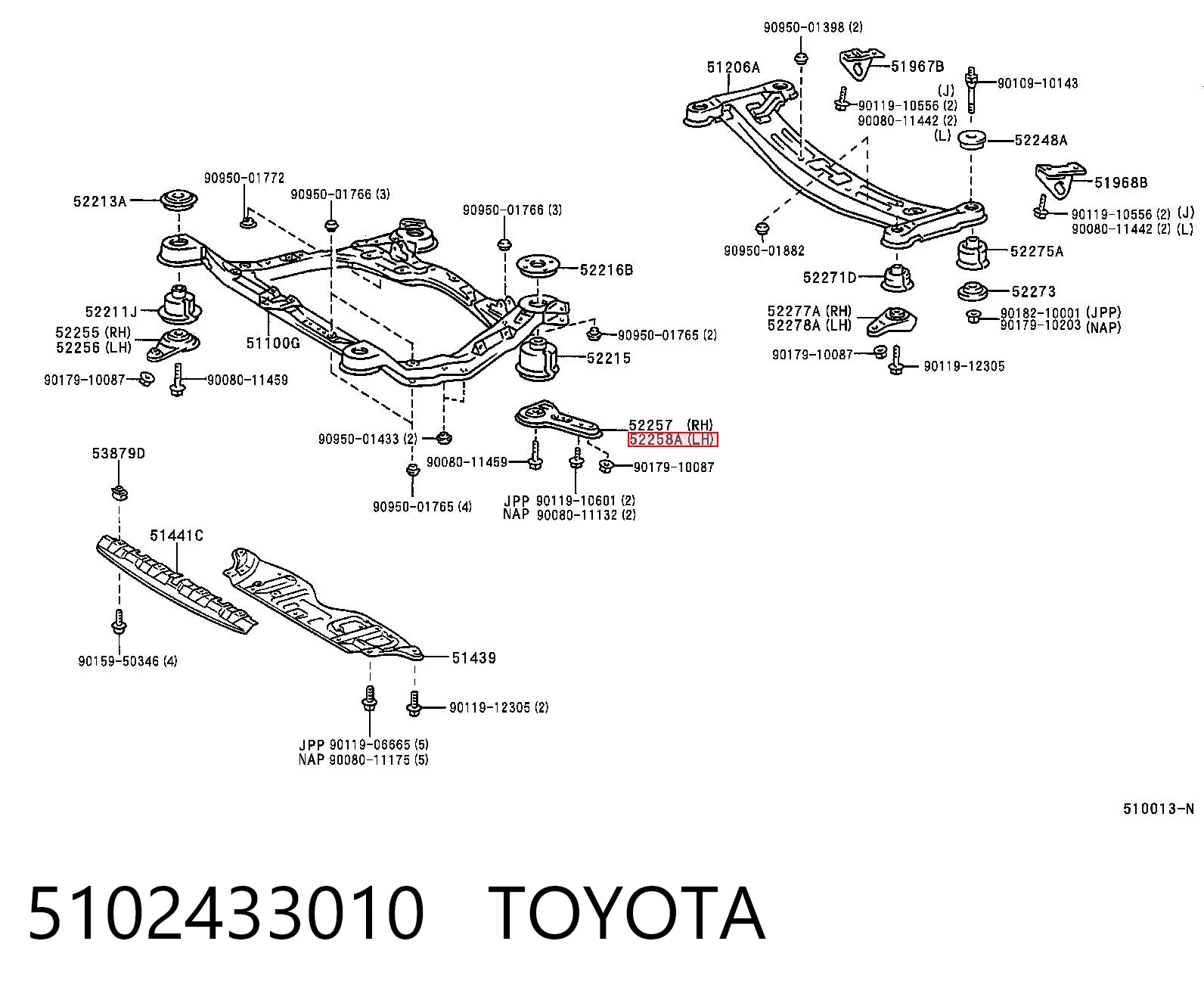 5102433010 Toyota