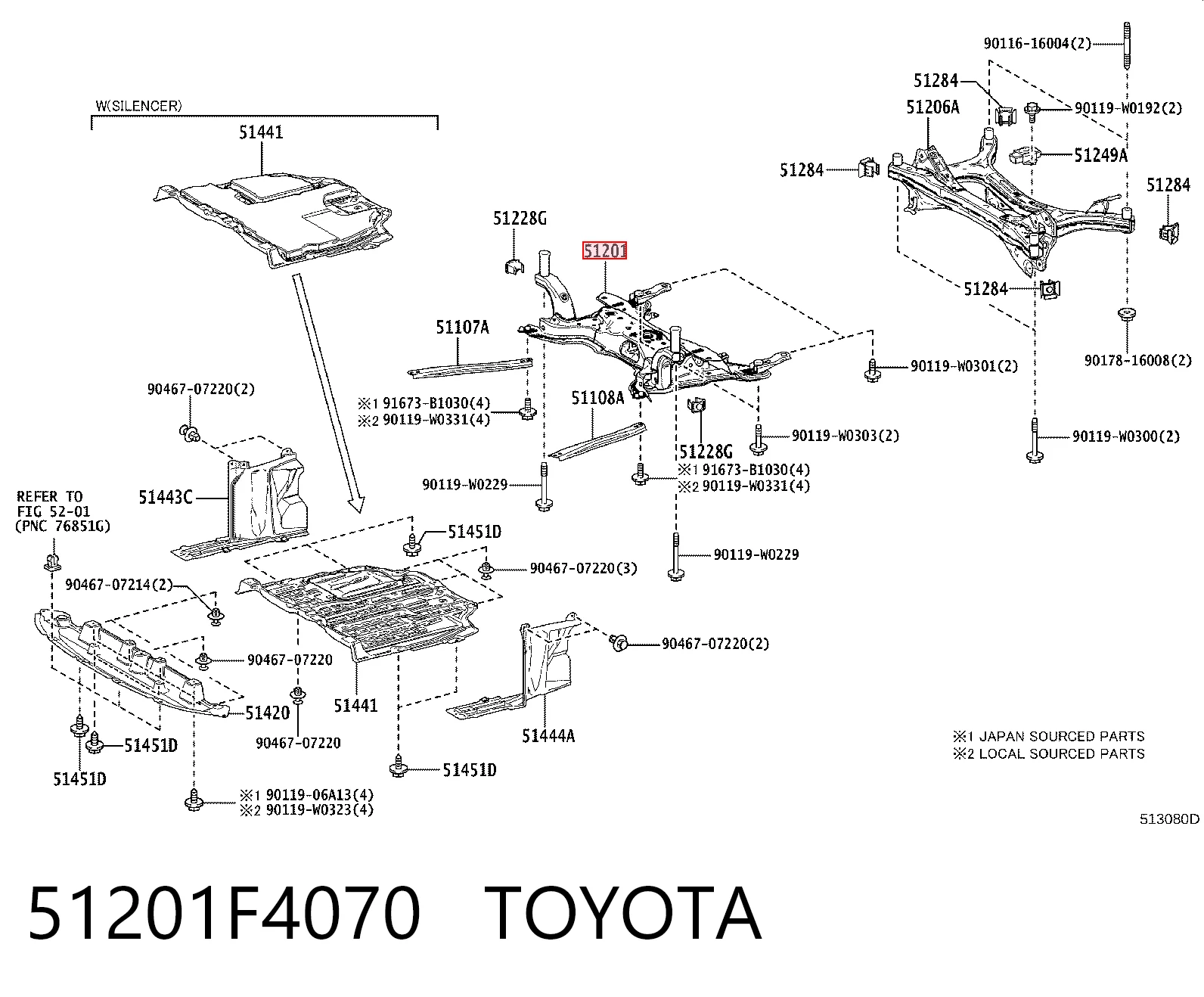 51201F4070 Toyota