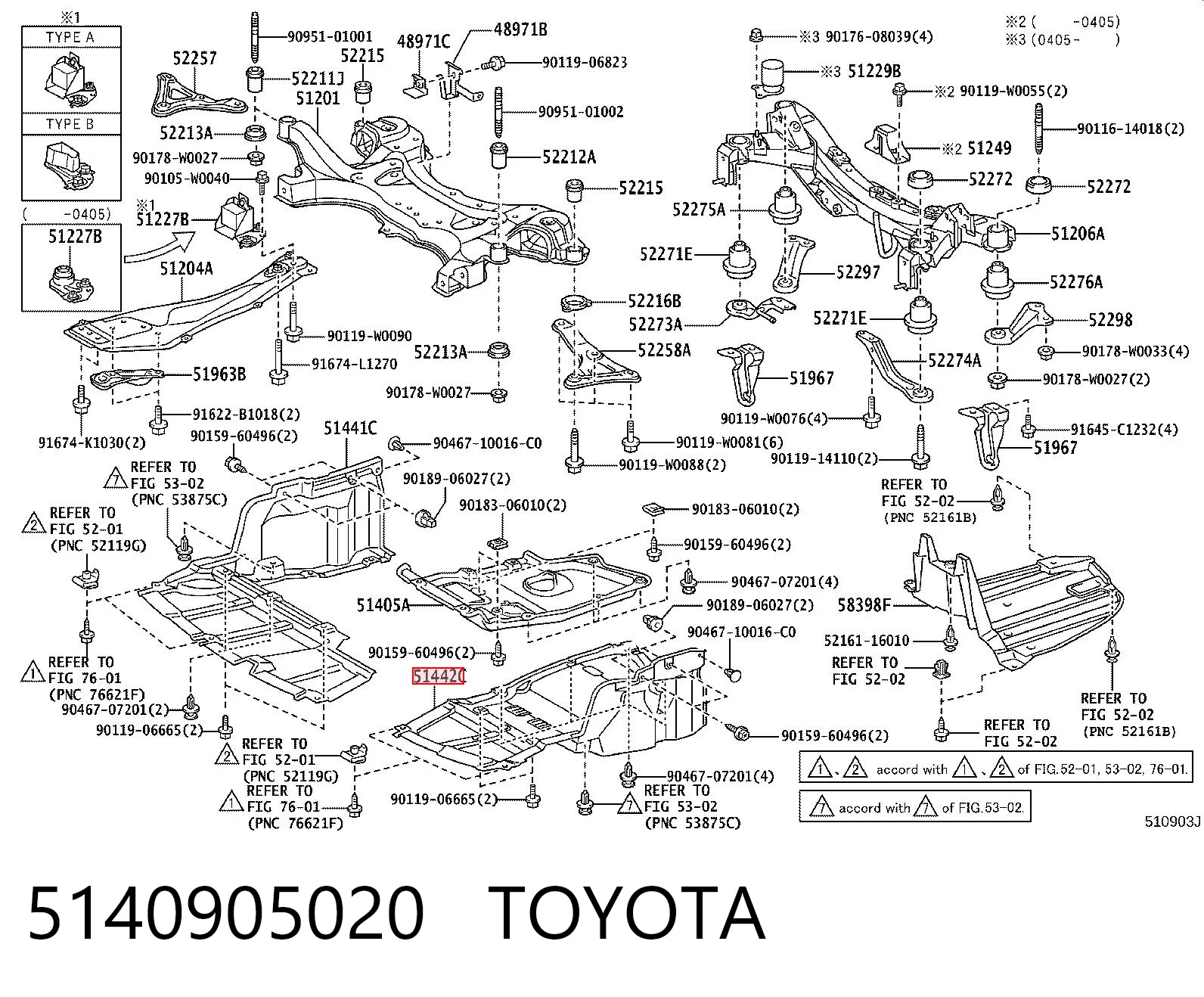 5140905020 Toyota