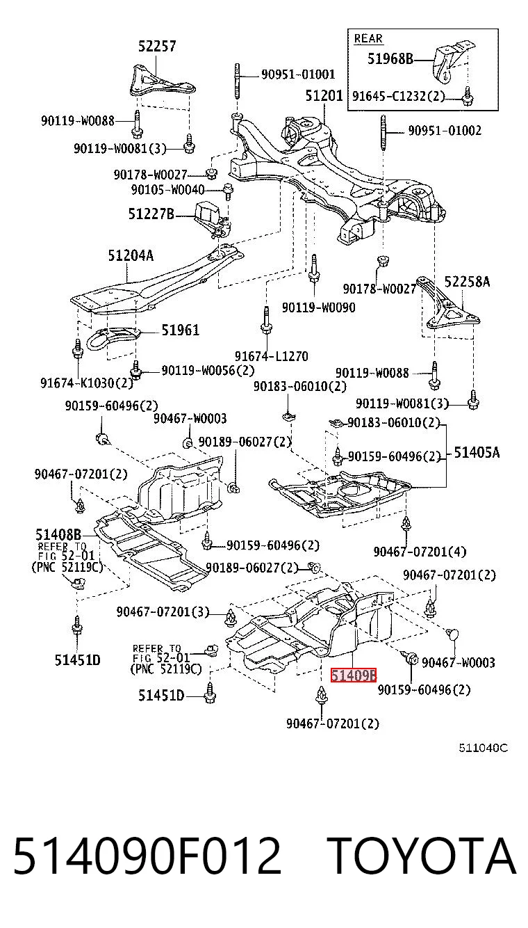 514090F012 Toyota