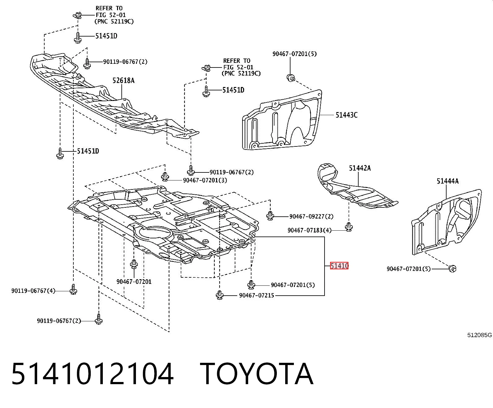 Protección de cárter Toyota Prius hatchback (ZVW30) (2009 - 2016) precio, desde 39,76 EUR
