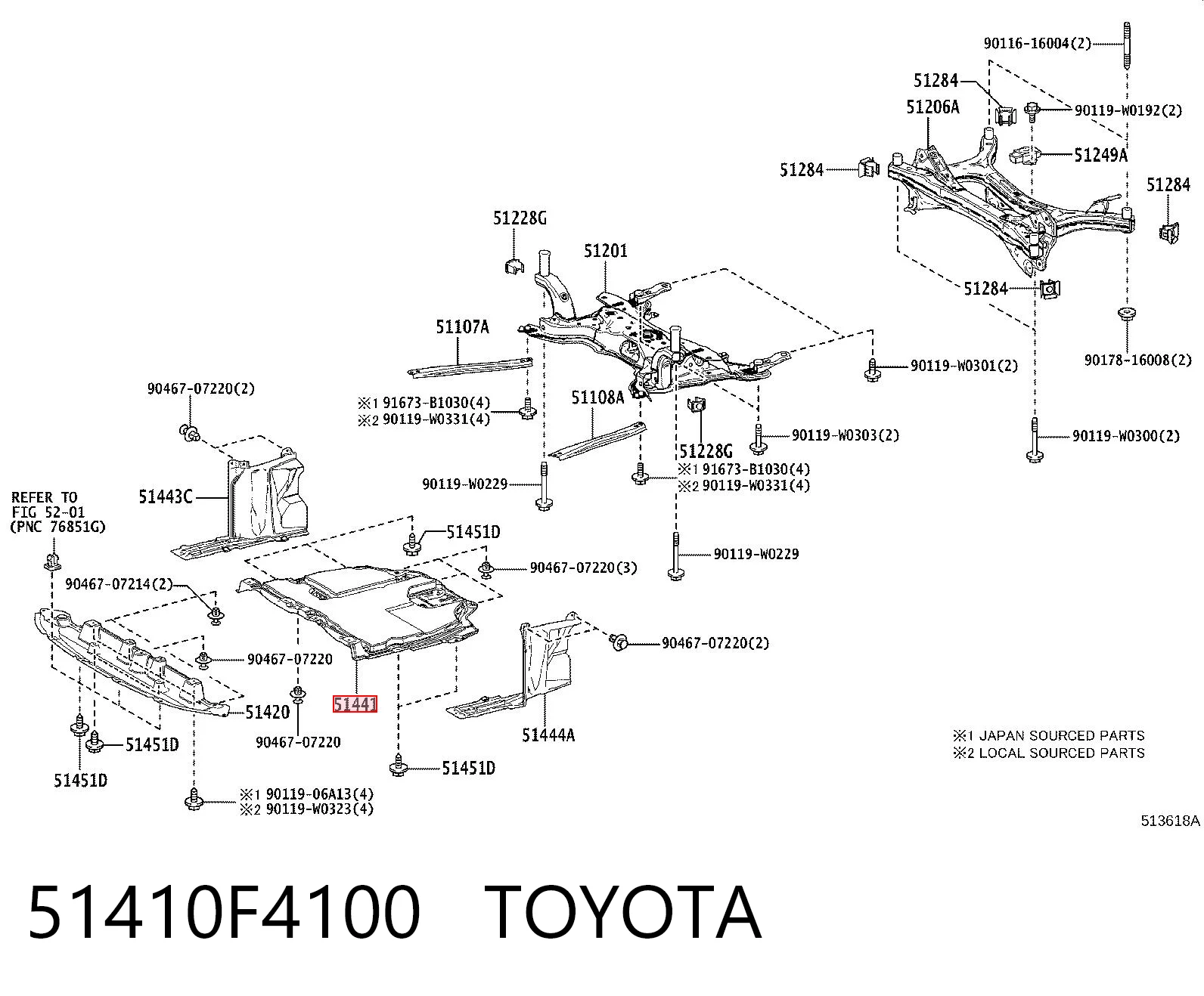51410F4100 Toyota