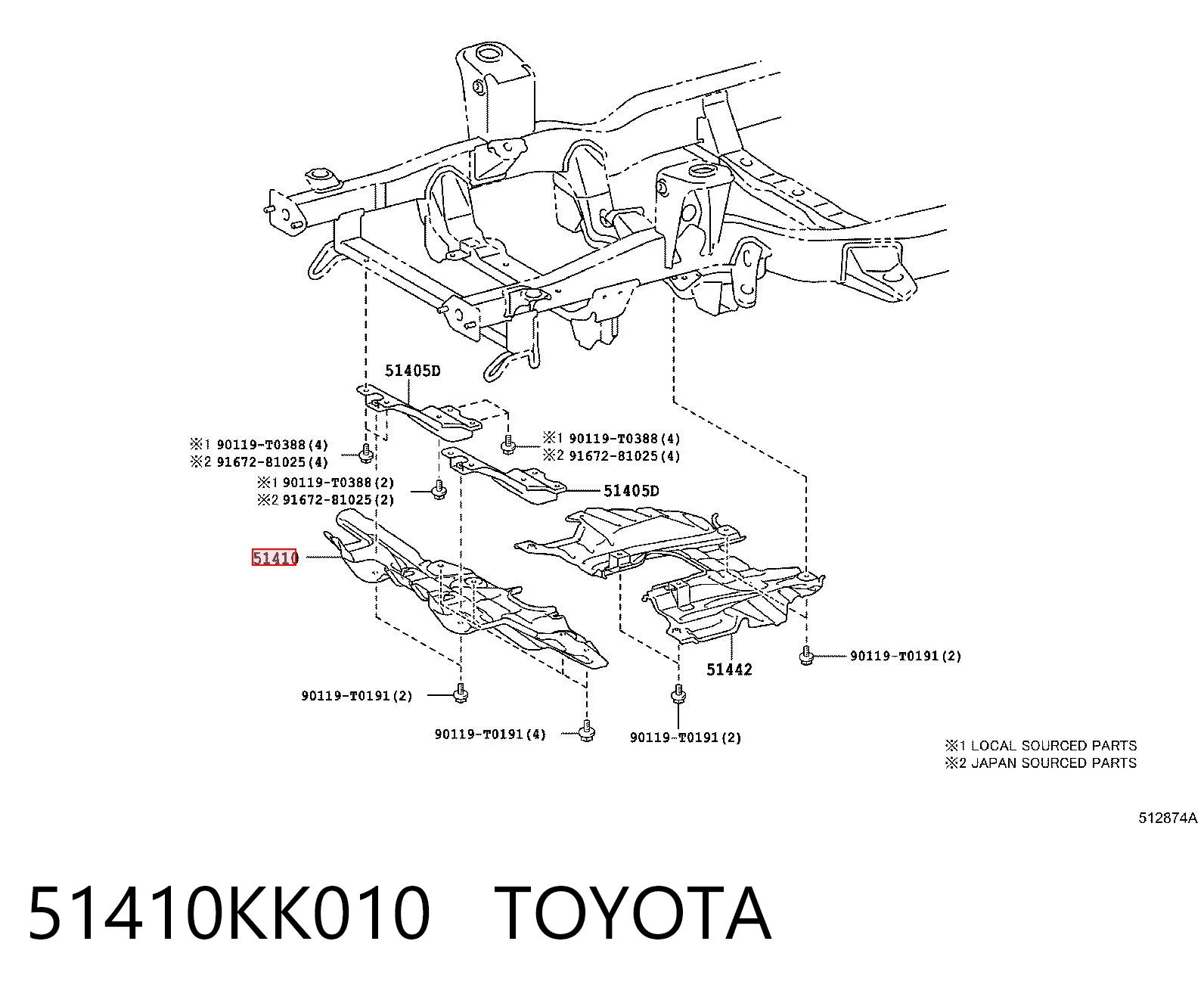 Comprar Protección de cárter Toyota Hilux GUN12, GUN13 a bajo precio