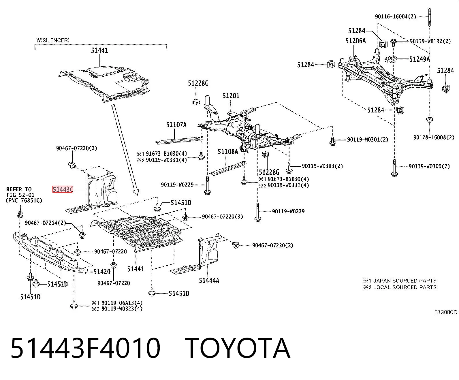 51443F4010 Toyota